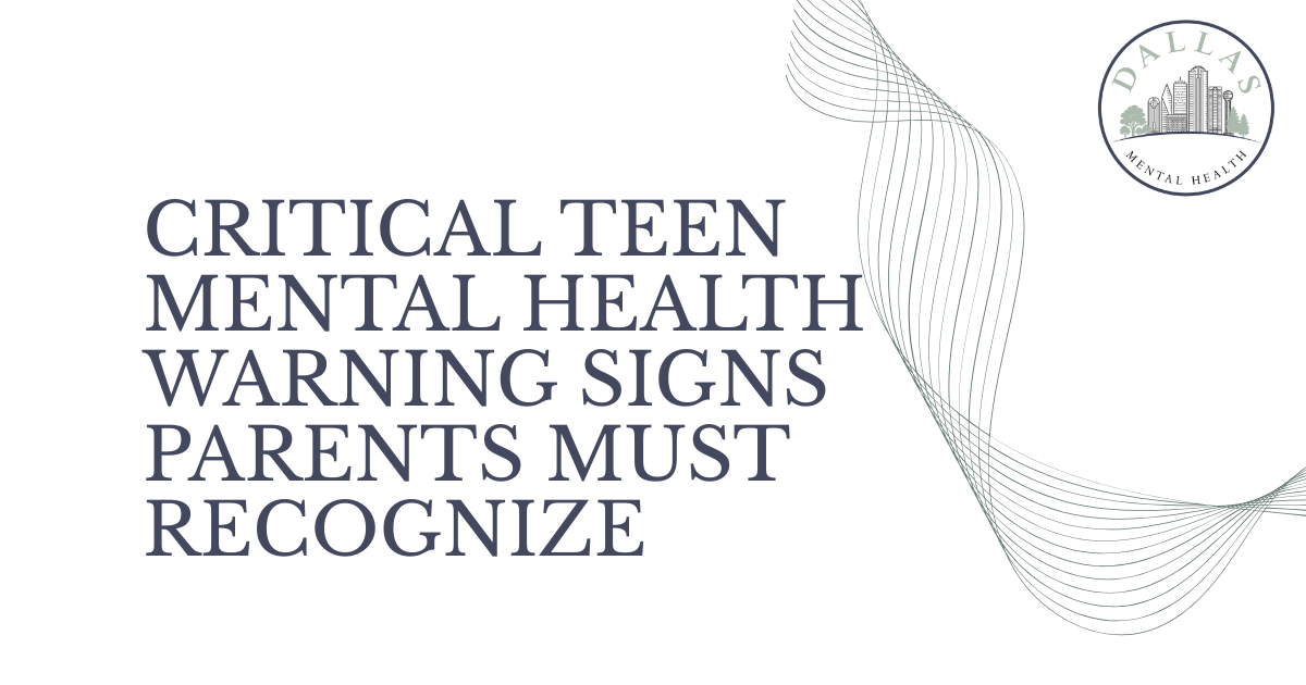 Teen Mental Health Warning Signs Guide to Recognize
